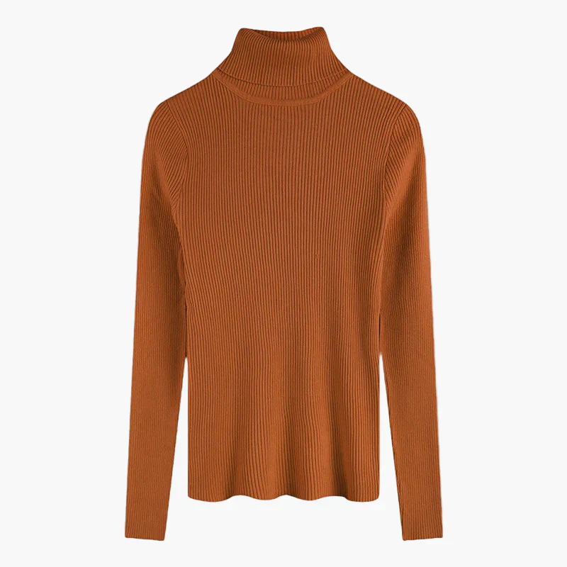 Damen Rollkragenpullover Langarm Basic Stil – Ideal für Alltag und Büro - Image 5