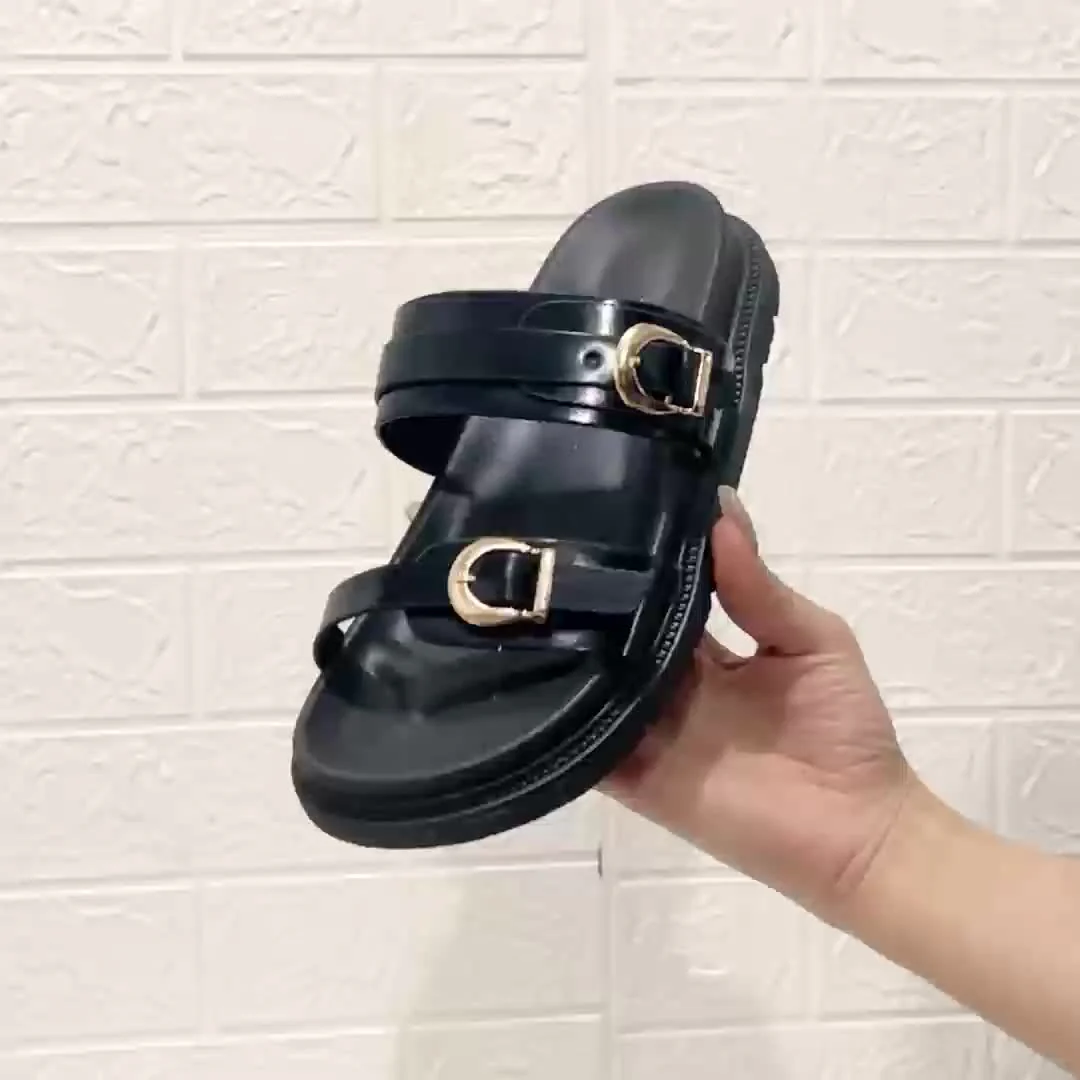 Damen Sandalen mit Doppelriemen und Schnallen – Modische Sommerschuhe für Freizeit und Alltag - Image 7