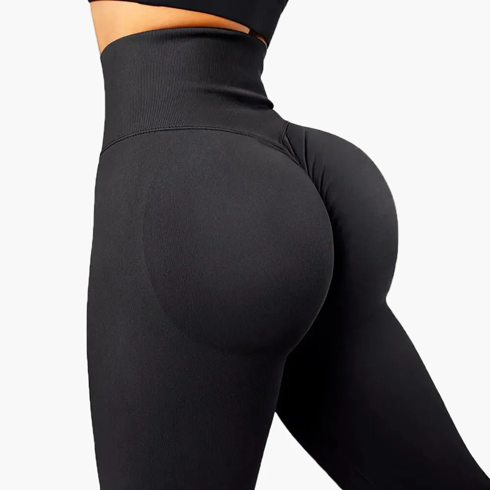 Damen Seamless High Waist Push-Up Leggings für Fitness & Alltag