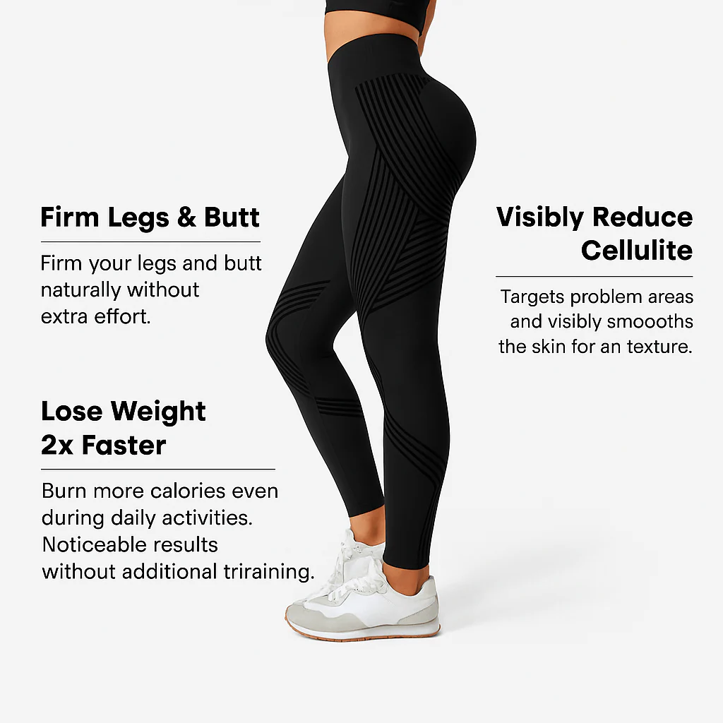 Damen Seamless Leggings mit Anti-Cellulite-Effekt – Figurformende Sport- und Fitnesshose - Image 2