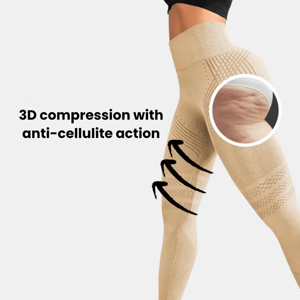 Damen Seamless Leggings mit Anti-Cellulite-Effekt – Figurformende Sport- und Fitnesshose - Image 4