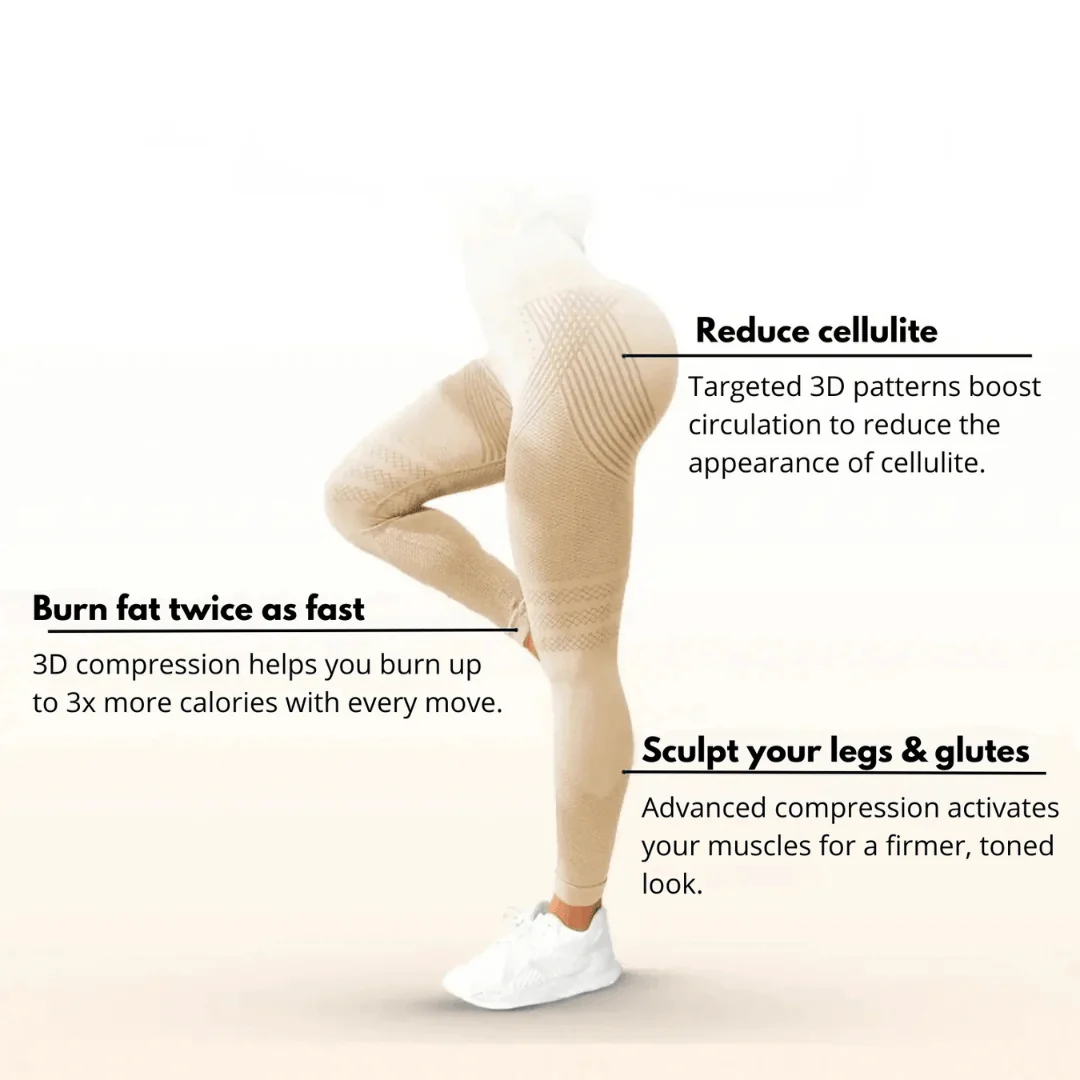 Damen Seamless Leggings mit Anti-Cellulite-Effekt – Figurformende Sport- und Fitnesshose - Image 5