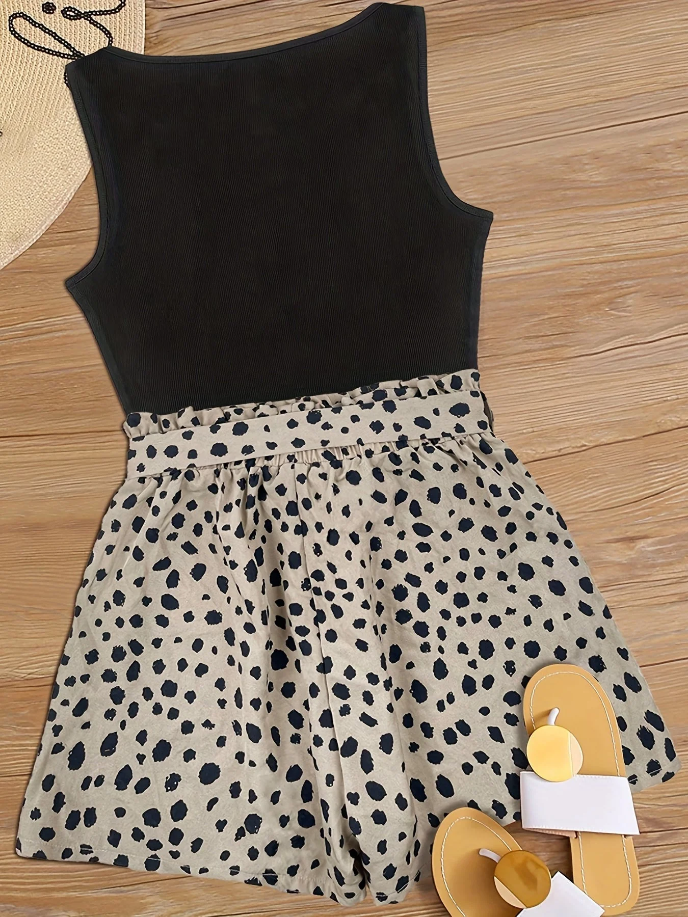 Damen Set: Ärmelloses Top und bedruckte Shorts – Sommer Streetstyle Outfit - Image 6