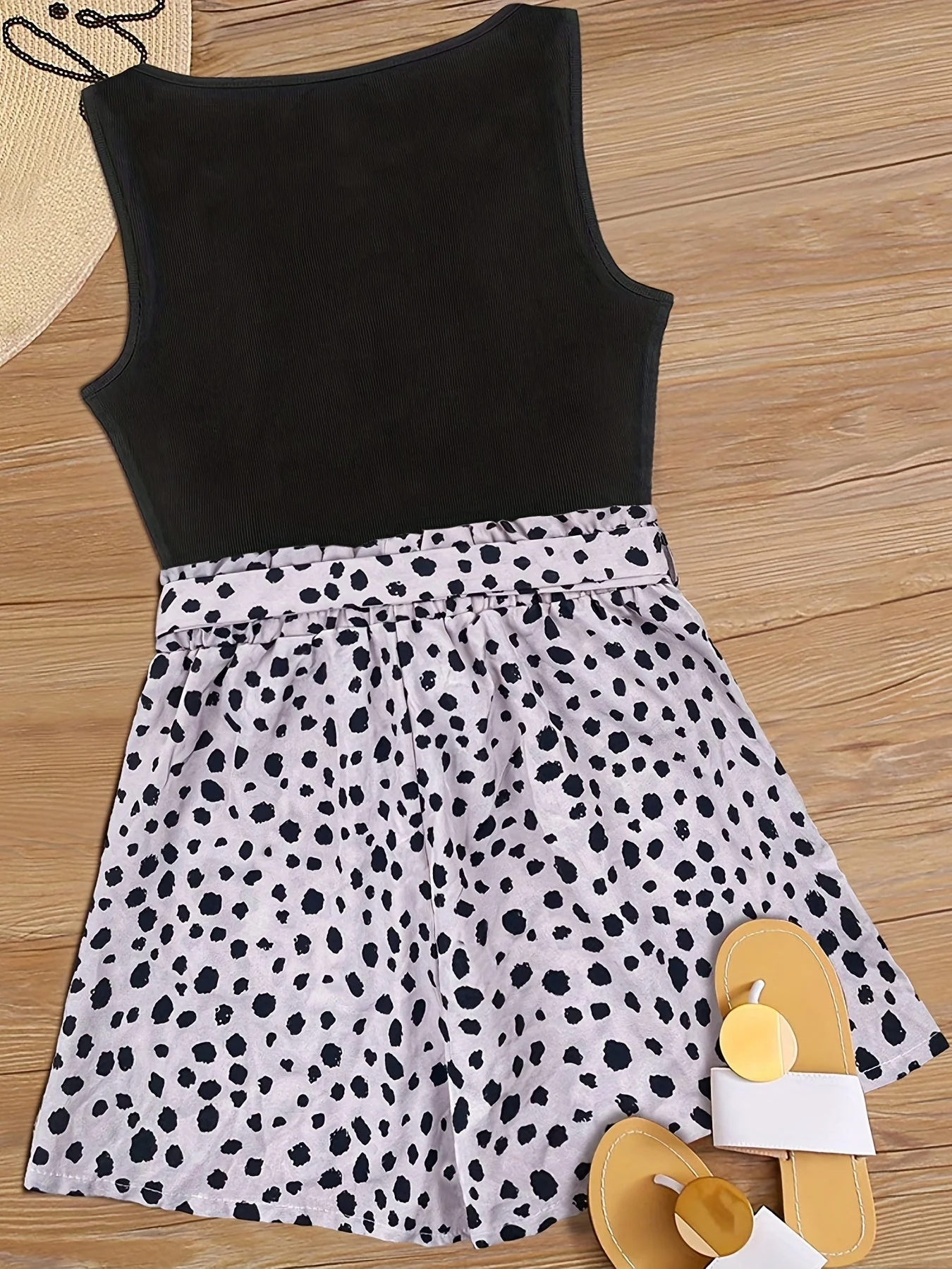 Damen Set: Ärmelloses Top und bedruckte Shorts – Sommer Streetstyle Outfit - Image 7