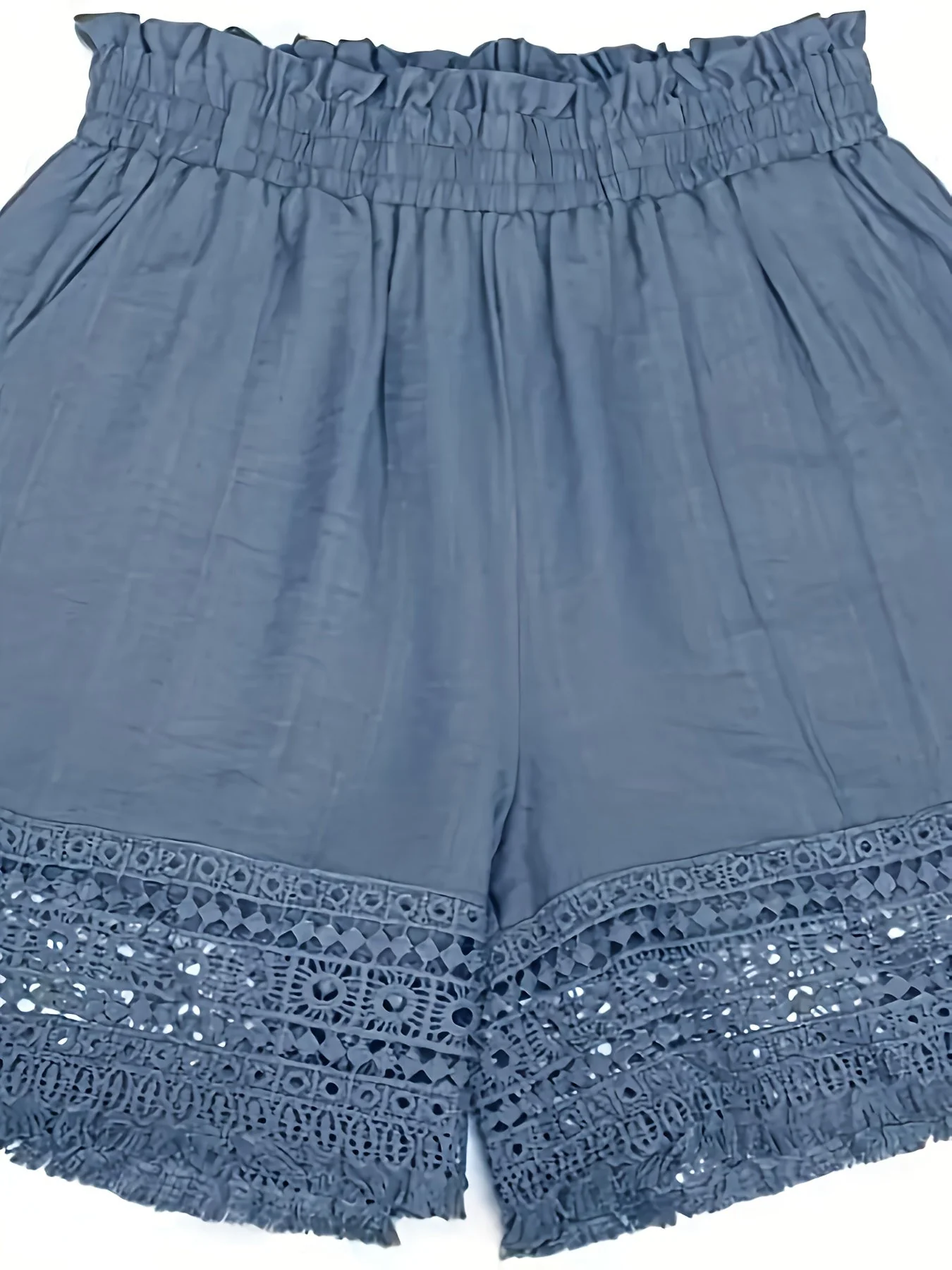 Damen Shorts im Boho-Stil mit Häkel-Details für Urlaub und Freizeit - Image 10
