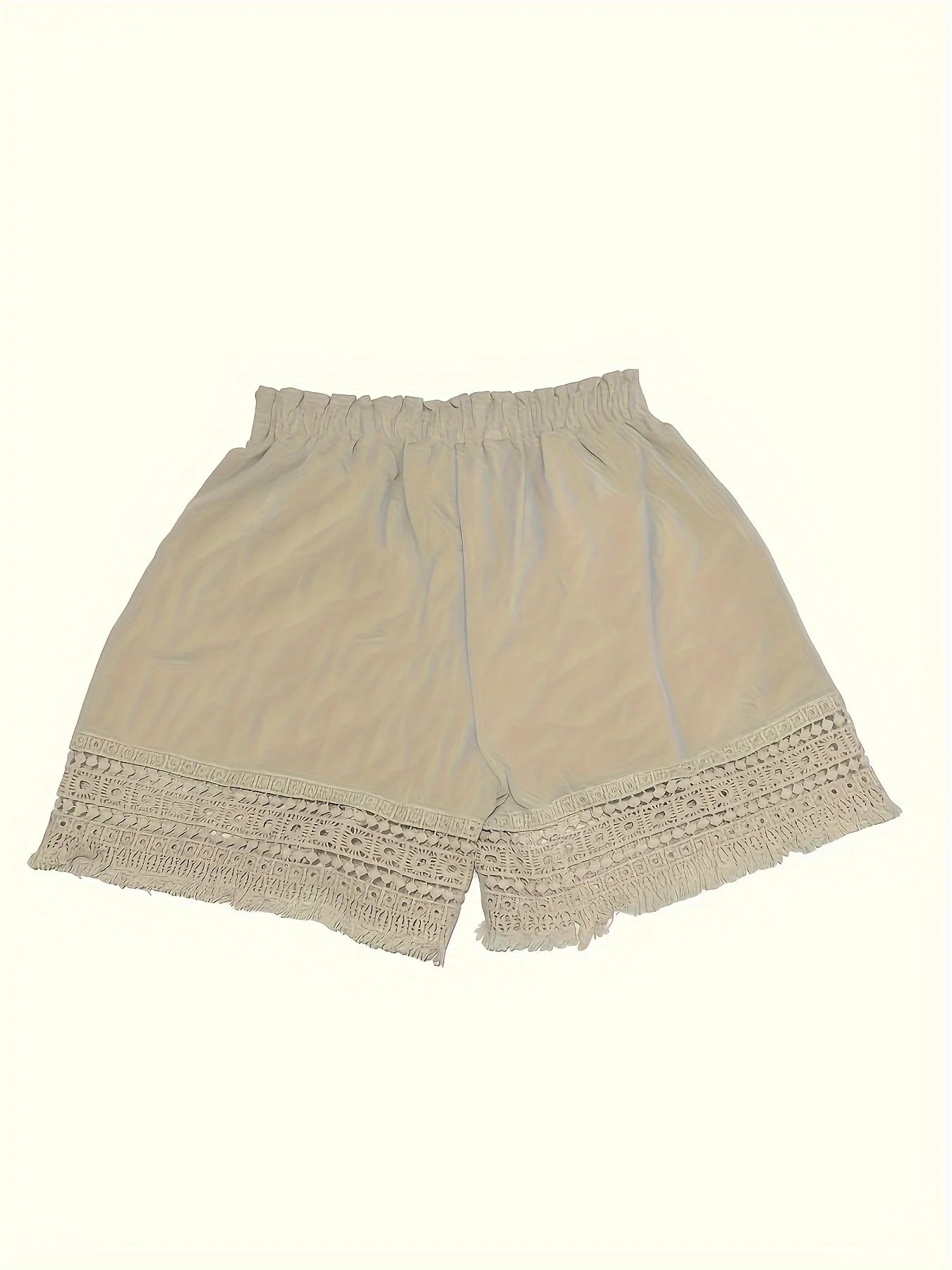 Damen Shorts im Boho-Stil mit Häkel-Details für Urlaub und Freizeit - Image 7