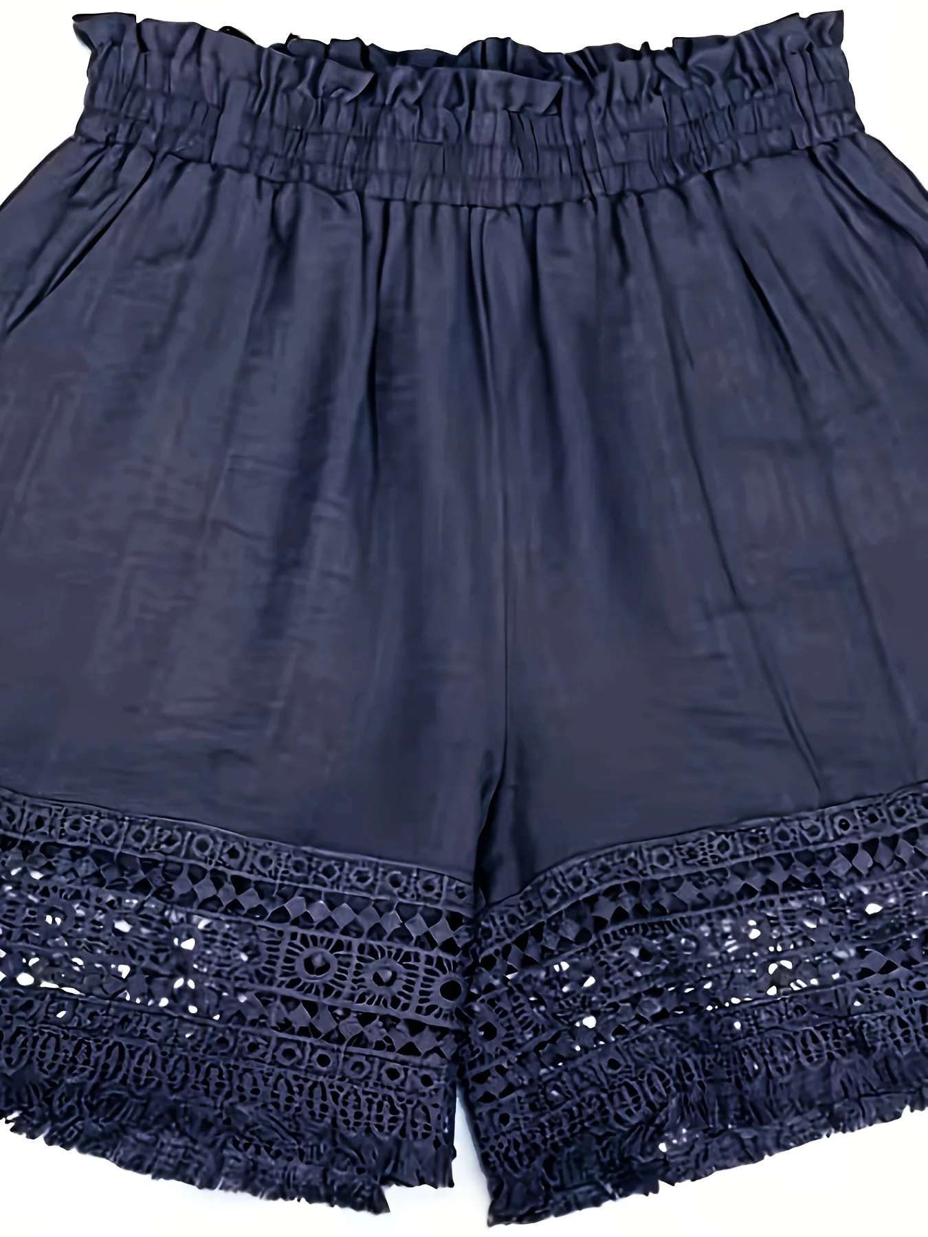 Damen Shorts im Boho-Stil mit Häkel-Details für Urlaub und Freizeit - Image 9