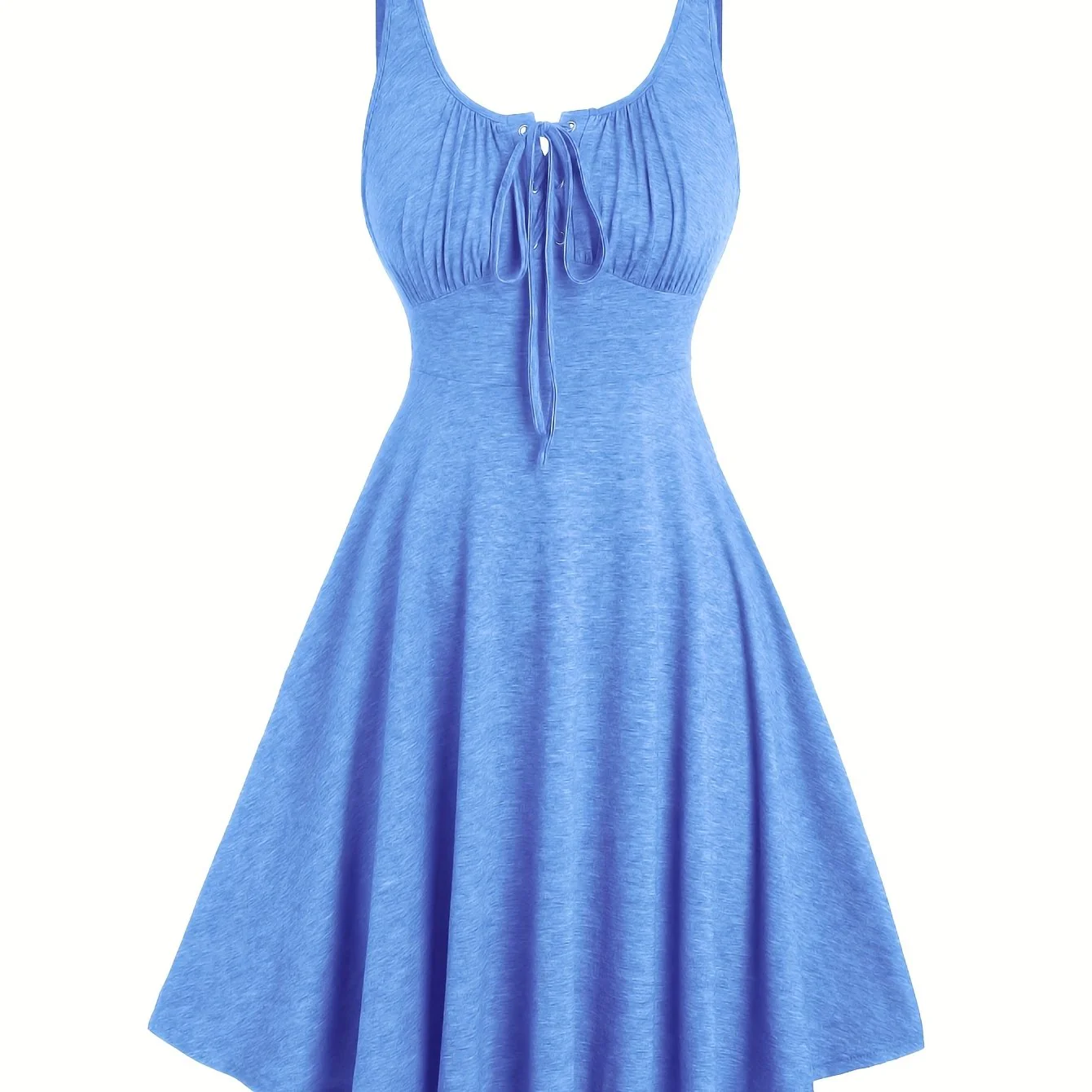 Damen Skaterkleid mit Schnürung – Freizeitkleid im Vintage-Stil für Alltag und Sommer - Image 16