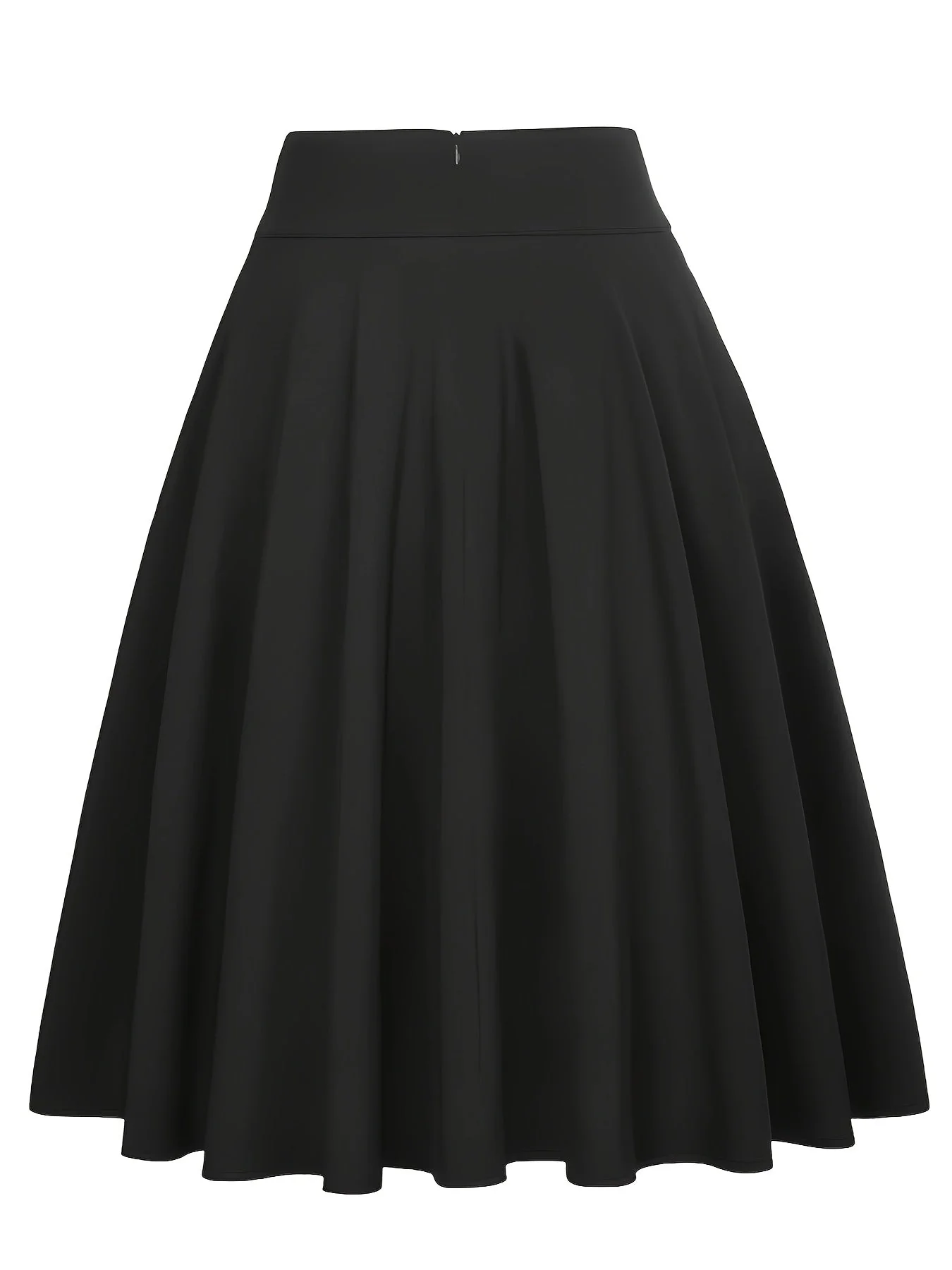 Damen Skaterrock mit Schleife und hohem Bund – Eleganter Freizeitrock für Alltag und Büro - Image 8