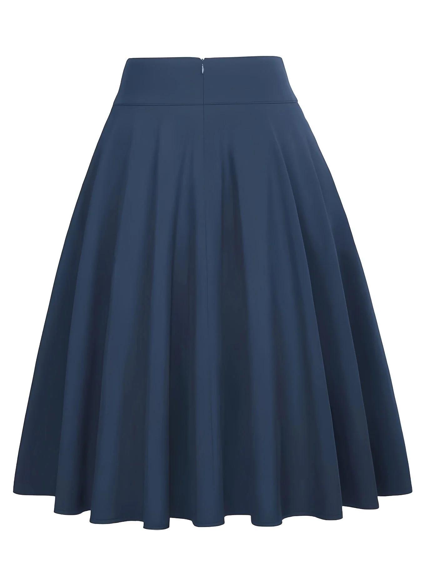 Damen Skaterrock mit Schleife und hohem Bund – Eleganter Freizeitrock für Alltag und Büro - Image 9