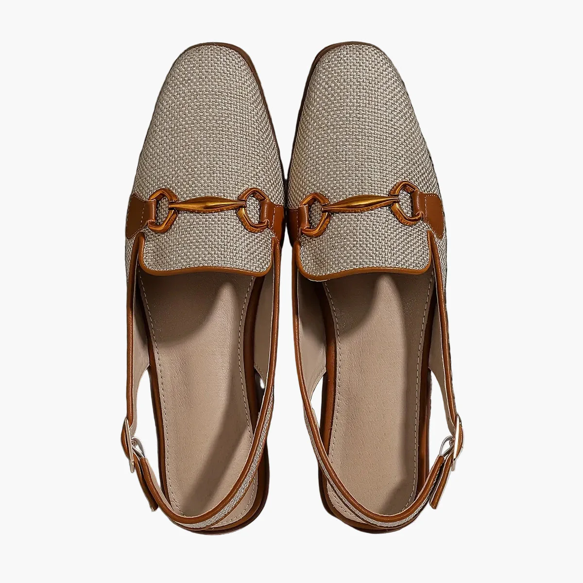 Damen-Slingback-Loafer mit Schnalle für Freizeit und Alltag - Image 7