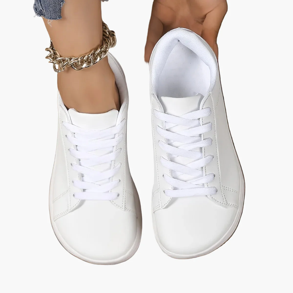 Damen Sneaker Freizeit Klassisch Bequem Alltagsschuhe - Image 4
