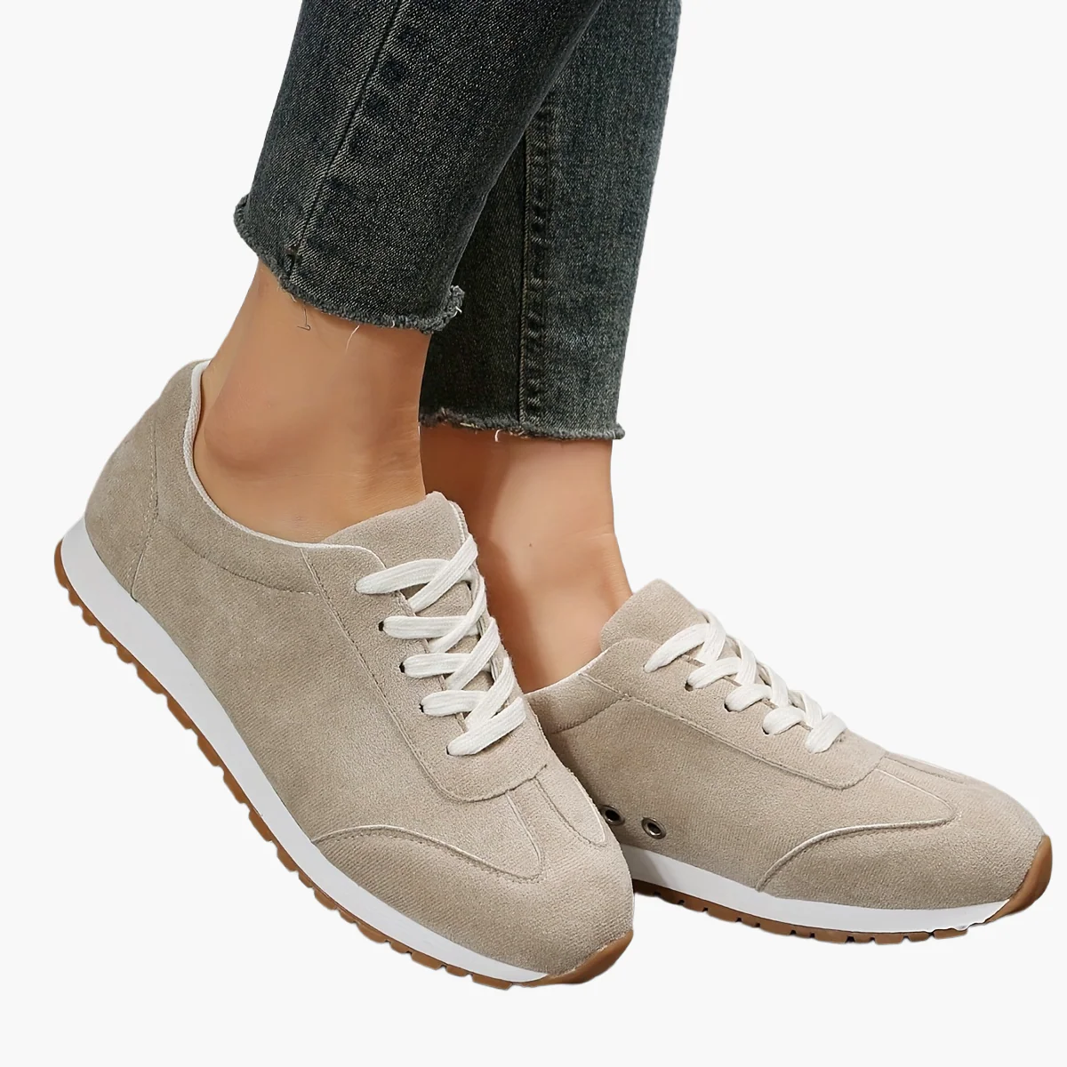 Damen Sneaker Freizeitmode mit Schnürung – Bequeme Alltagsschuhe für Frühling - Image 11