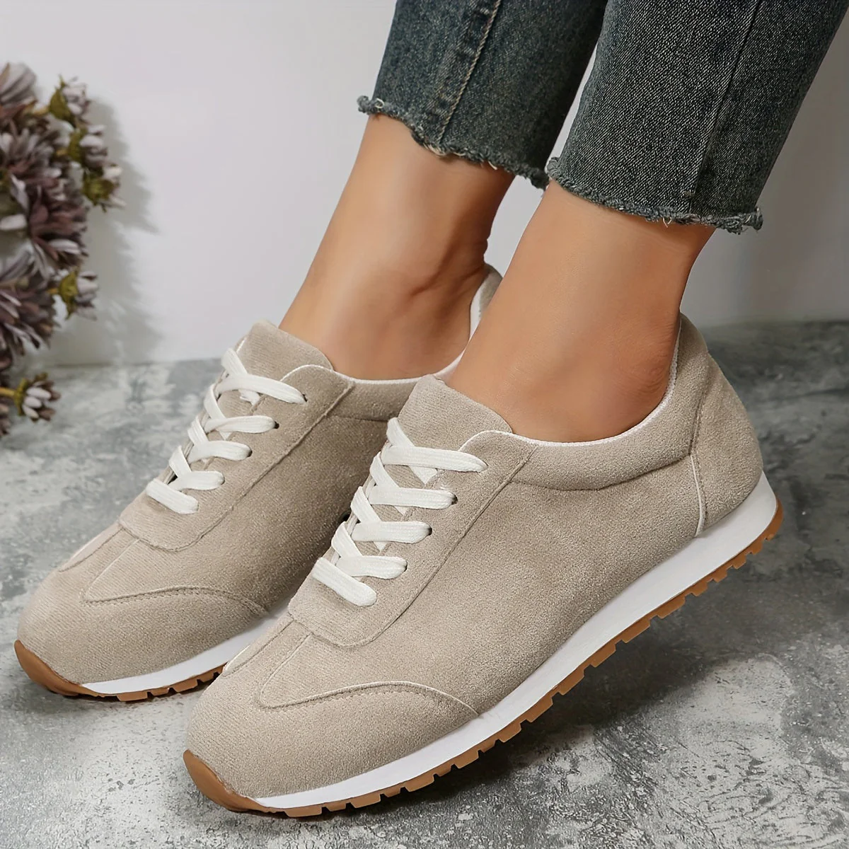 Damen Sneaker Freizeitmode mit Schnürung – Bequeme Alltagsschuhe für Frühling - Image 7