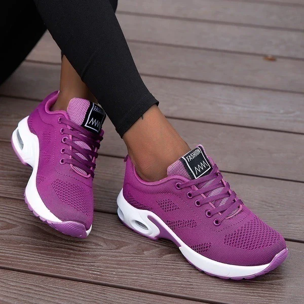 Damen Sneaker Sportlich Komfortabel Alltag Fitness Schuhe - Image 2
