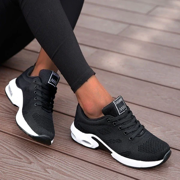 Damen Sneaker Sportlich Komfortabel Alltag Fitness Schuhe - Image 3