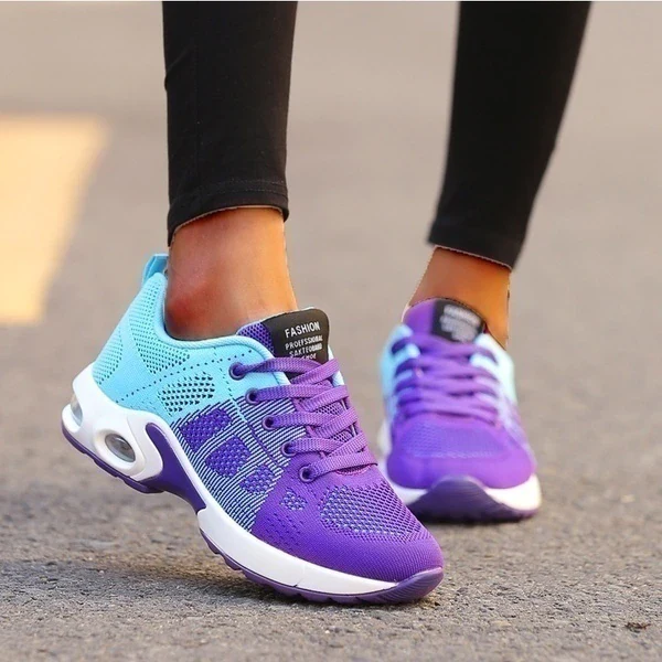 Damen Sneaker Sportlich Komfortabel Alltag Fitness Schuhe - Image 6