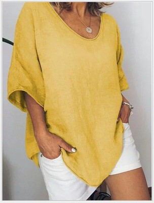 Damen Sommer bluse Locker Casual Oberteil Freizeit - Image 7