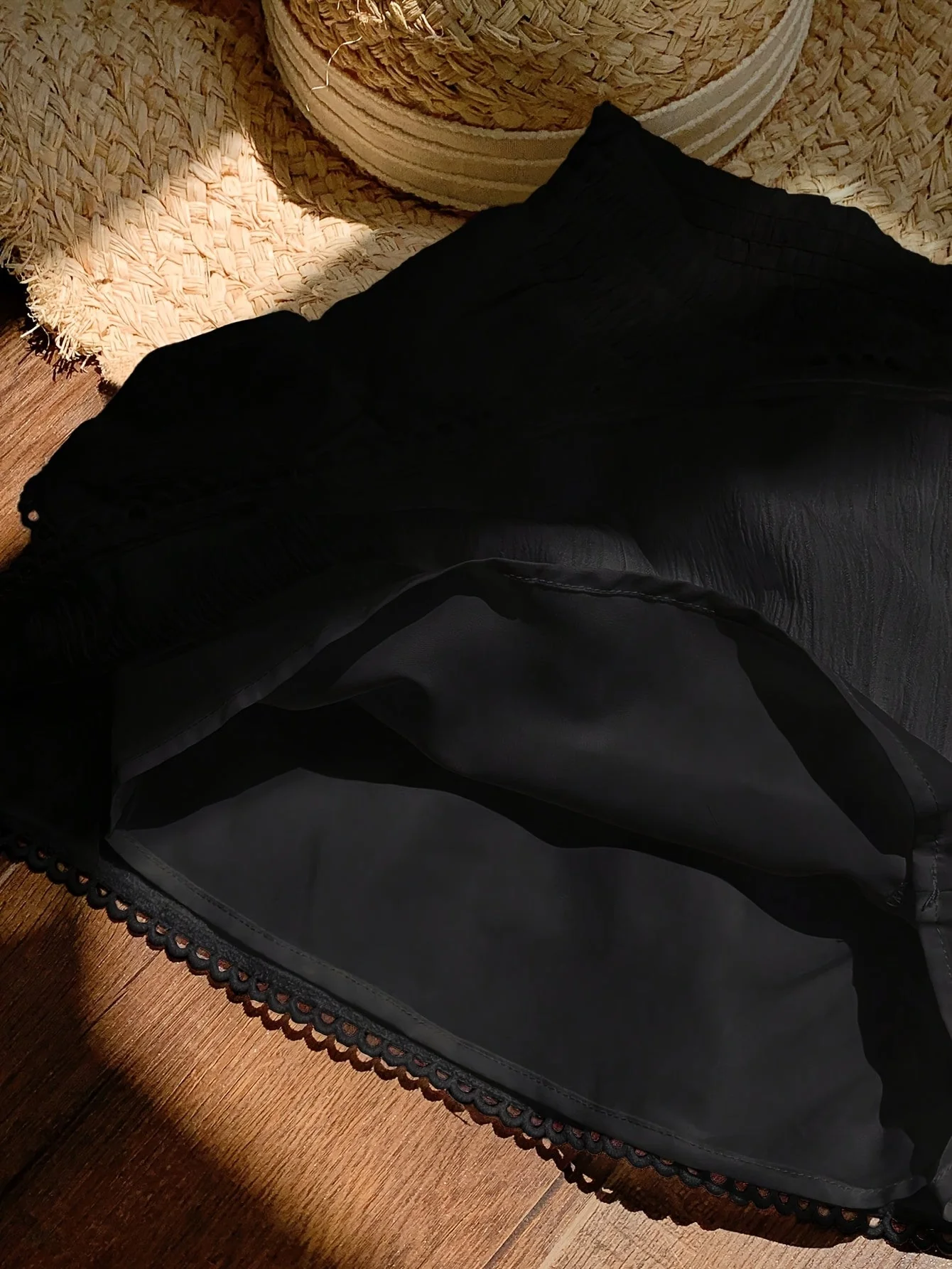 Damen Sommer Minirock mit Volants und elastischem Bund – Verspielter Boho-Stil für Freizeit und Urlaub - Image 10