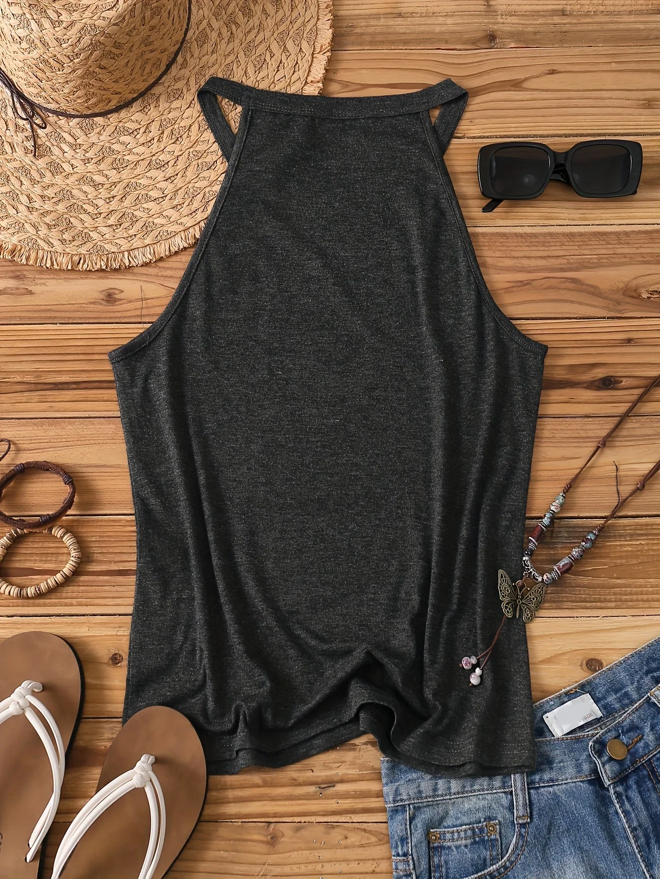 Damen Sommer Tanktop mit Blumenmuster – Freizeit Stil für Frühling und Sommer - Image 10