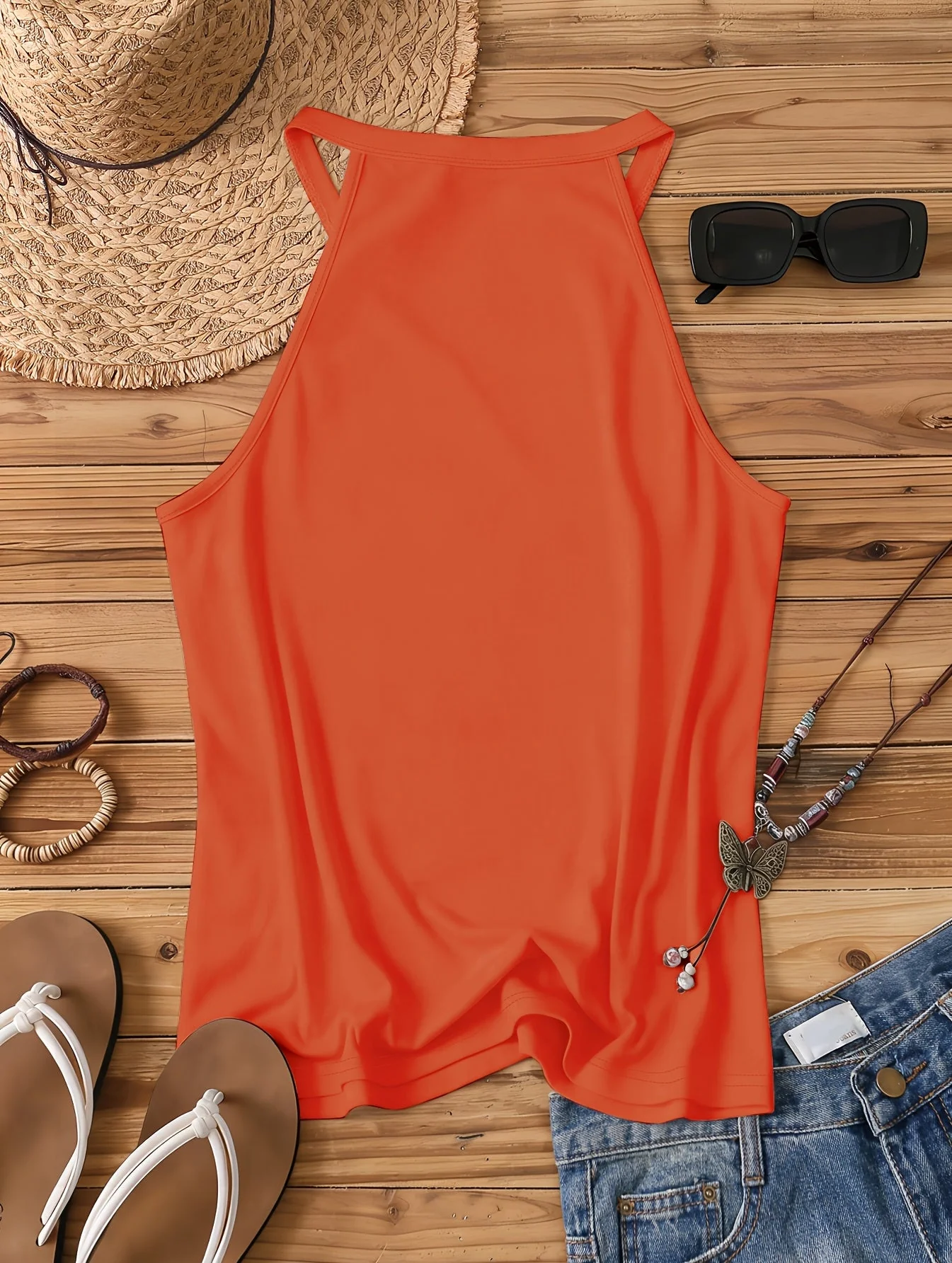 Damen Sommer Tanktop mit Blumenmuster – Freizeit Stil für Frühling und Sommer - Image 7