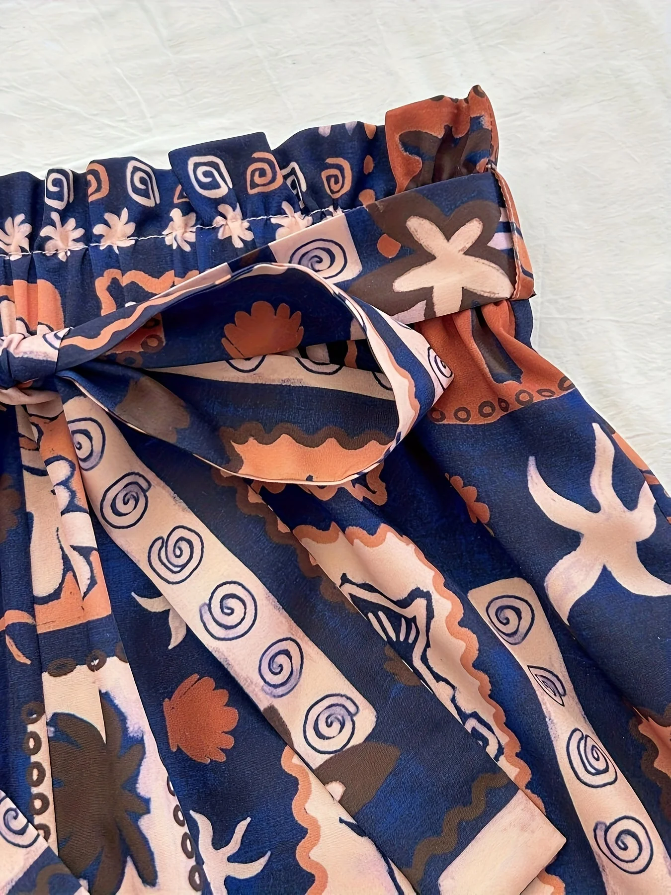 Damen Sommer Zweiteiler Set – Tropische Shorts und Geripptes Top für Urlaub und Freizeit - Image 8