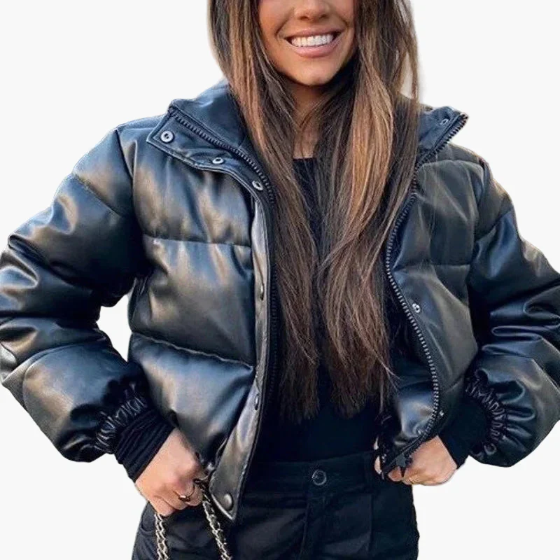 Damen Steppjacke Kurz Geschnitten – Stilvolle Winterjacke für Alltag und Freizeit - Image 6
