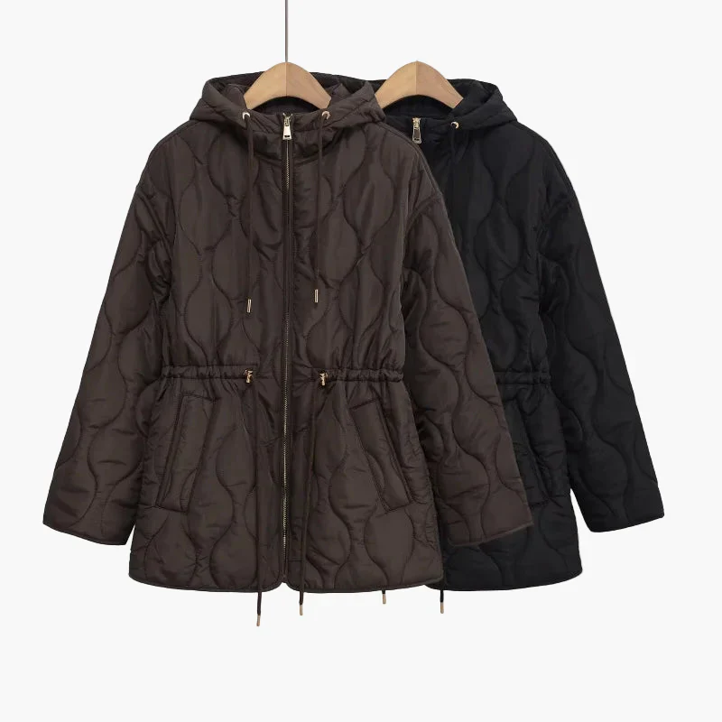 Damen Steppjacke mit Kapuze – Modische Übergangsjacke für Herbst und Winter