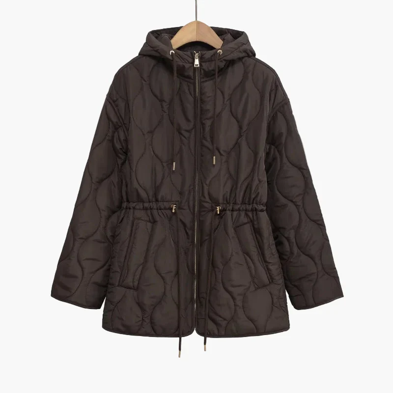 Damen Steppjacke mit Kapuze – Modische Übergangsjacke für Herbst und Winter - Image 7