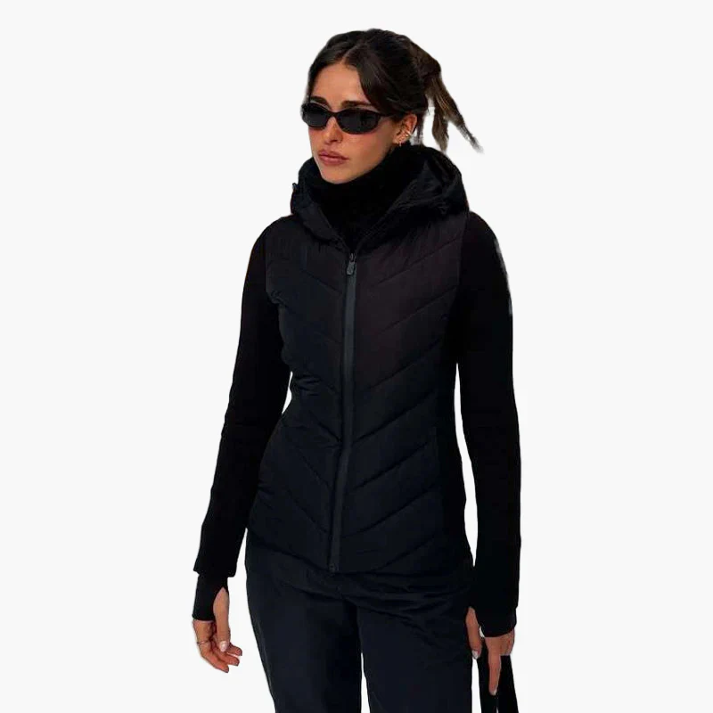 Damen Steppjacke mit Kapuze – Modischer Freizeit-Look für Herbst und Winter - Image 3