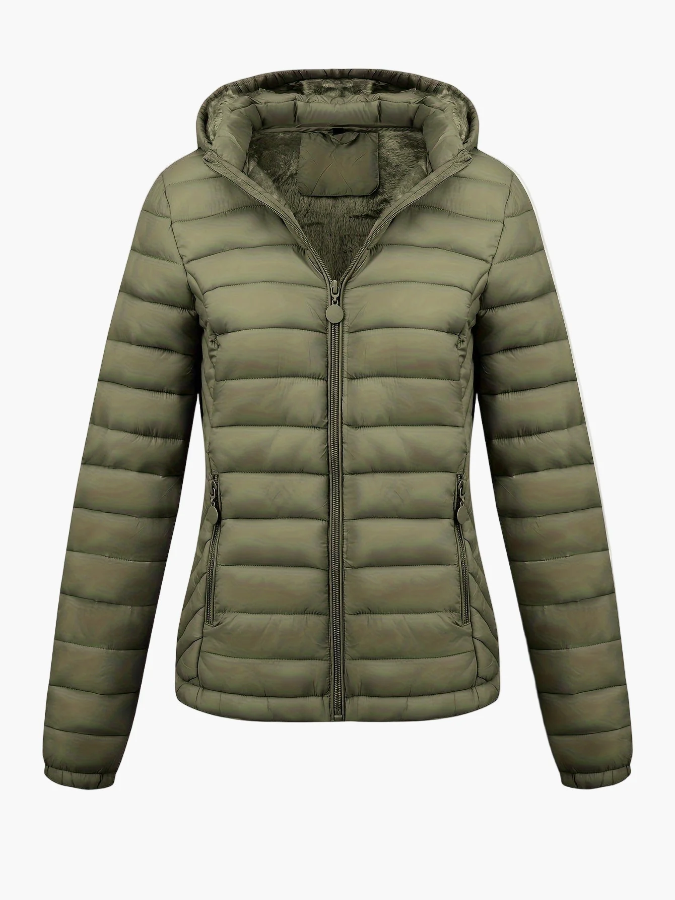 Damen Steppjacke mit Kapuze – Modischer Wintermantel für Alltag und Outdoor - Image 3