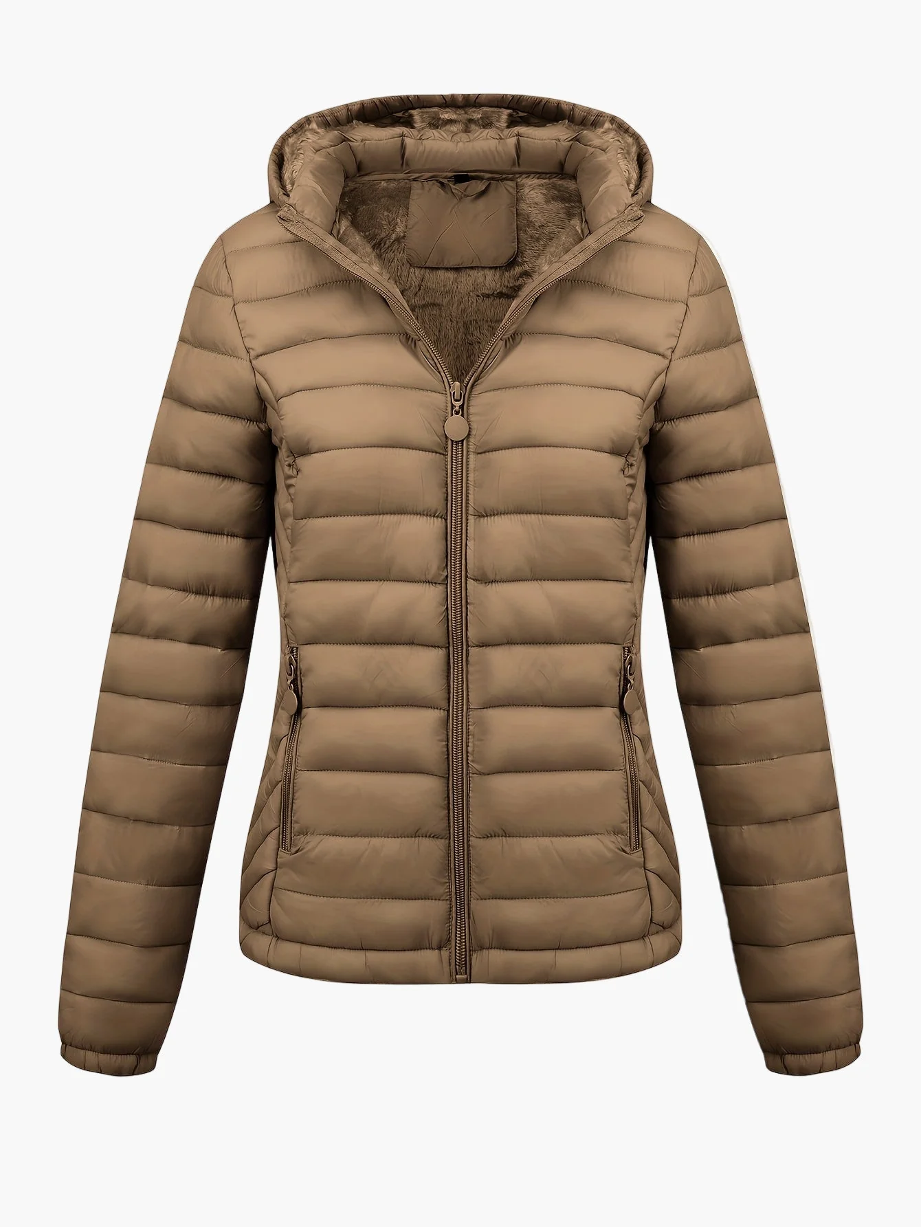 Damen Steppjacke mit Kapuze – Modischer Wintermantel für Alltag und Outdoor - Image 5