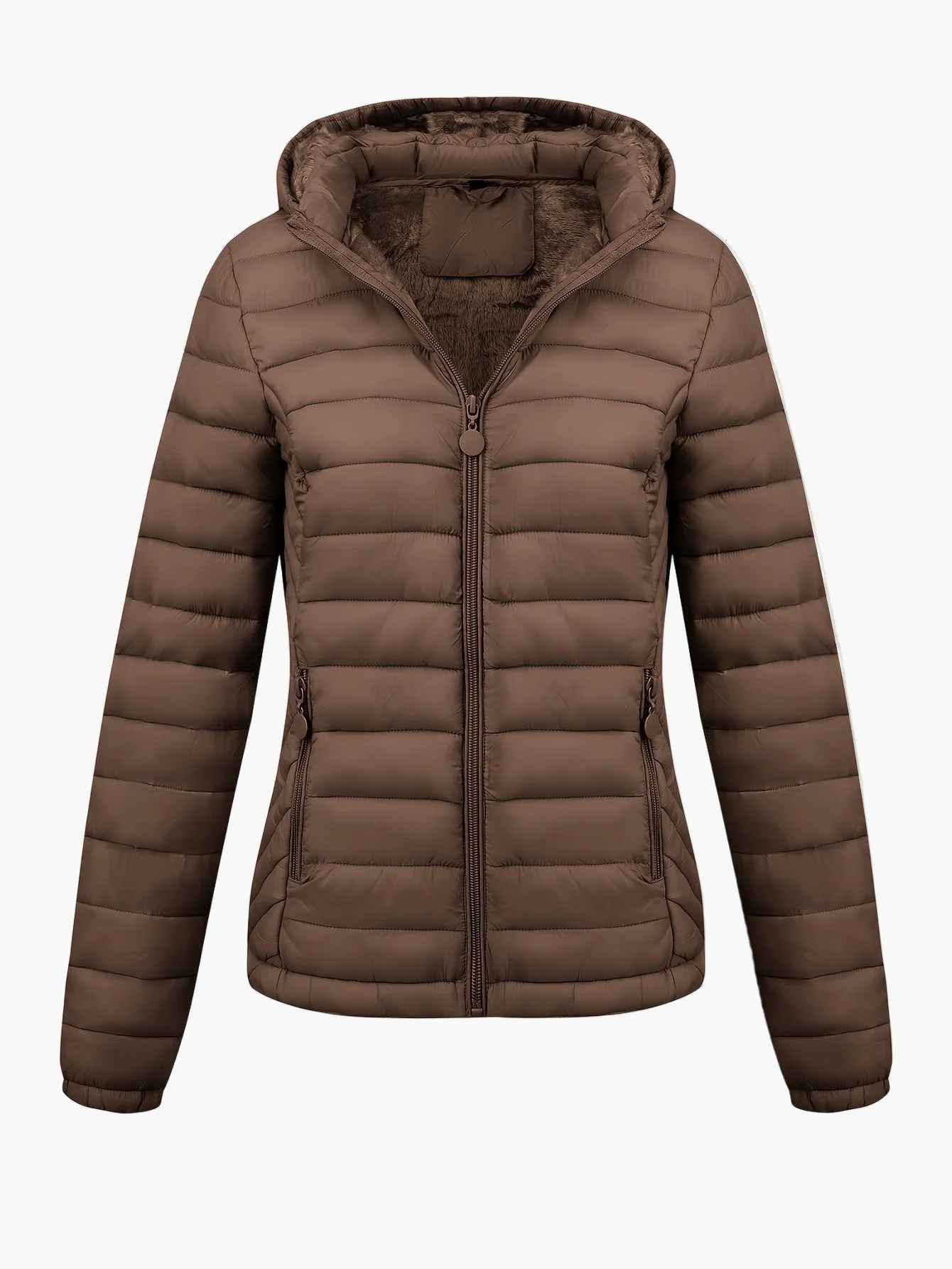 Damen Steppjacke mit Kapuze – Modischer Wintermantel für Alltag und Outdoor - Image 8