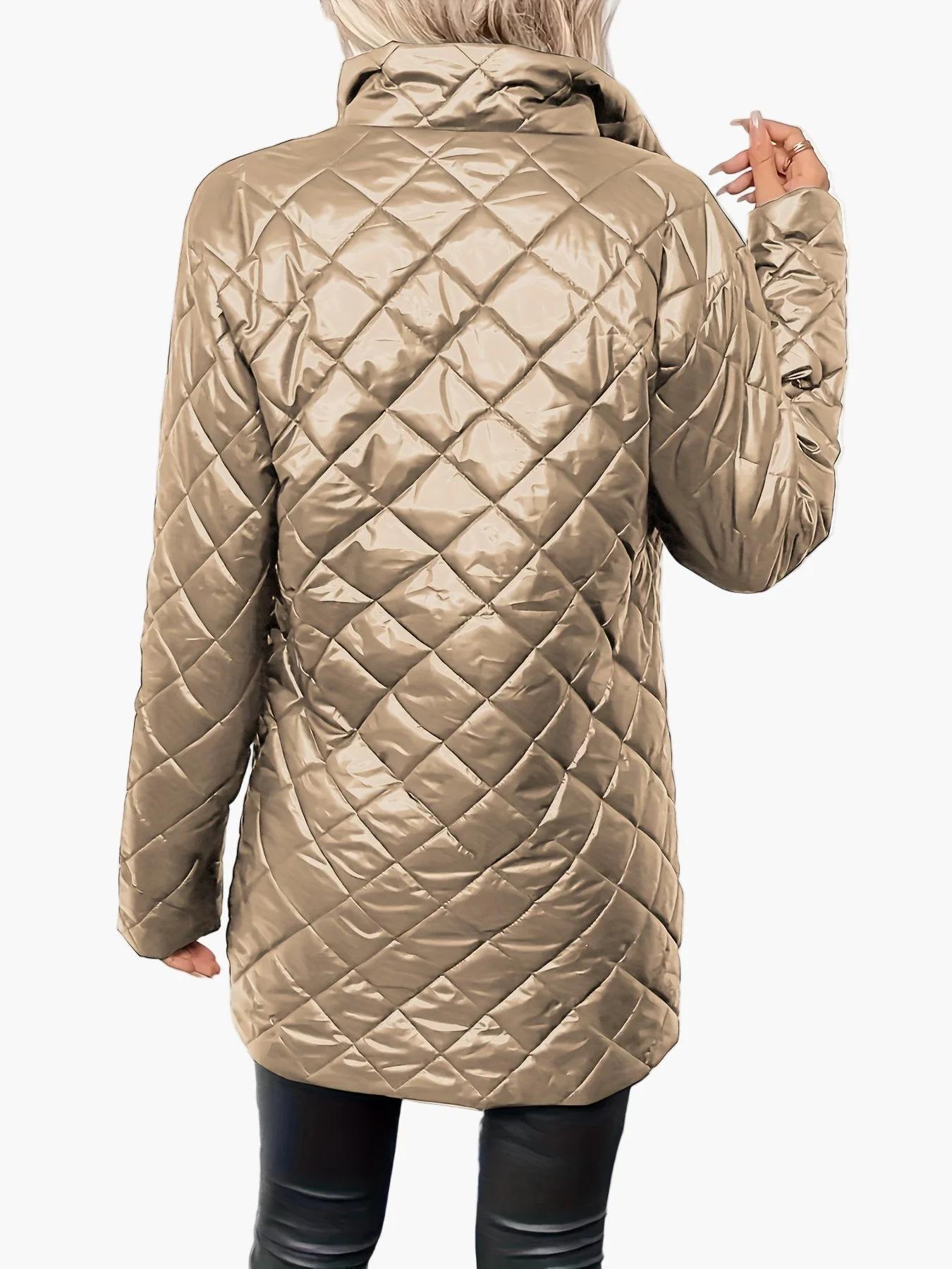 Damen Steppjacke mit Reißverschluss – Modische Übergangsjacke für Alltag und Freizeit - Image 9