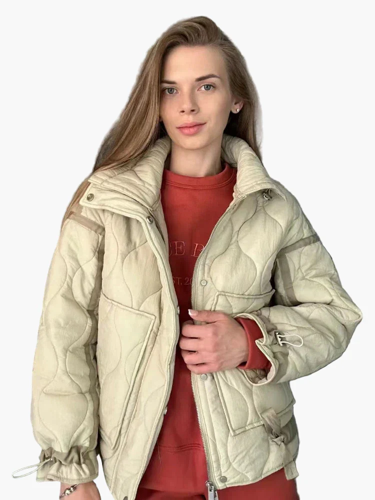 Damen Steppjacke im modernen Casual-Look für Alltag und Freizeit