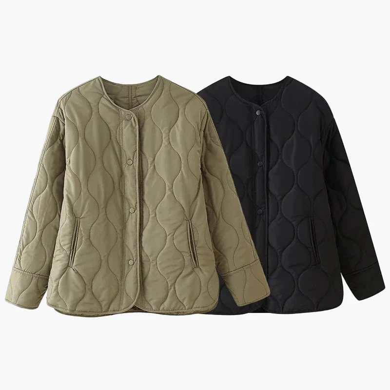 Damen Steppjacke im modernen Casual-Look – ideal für Herbst und Frühling