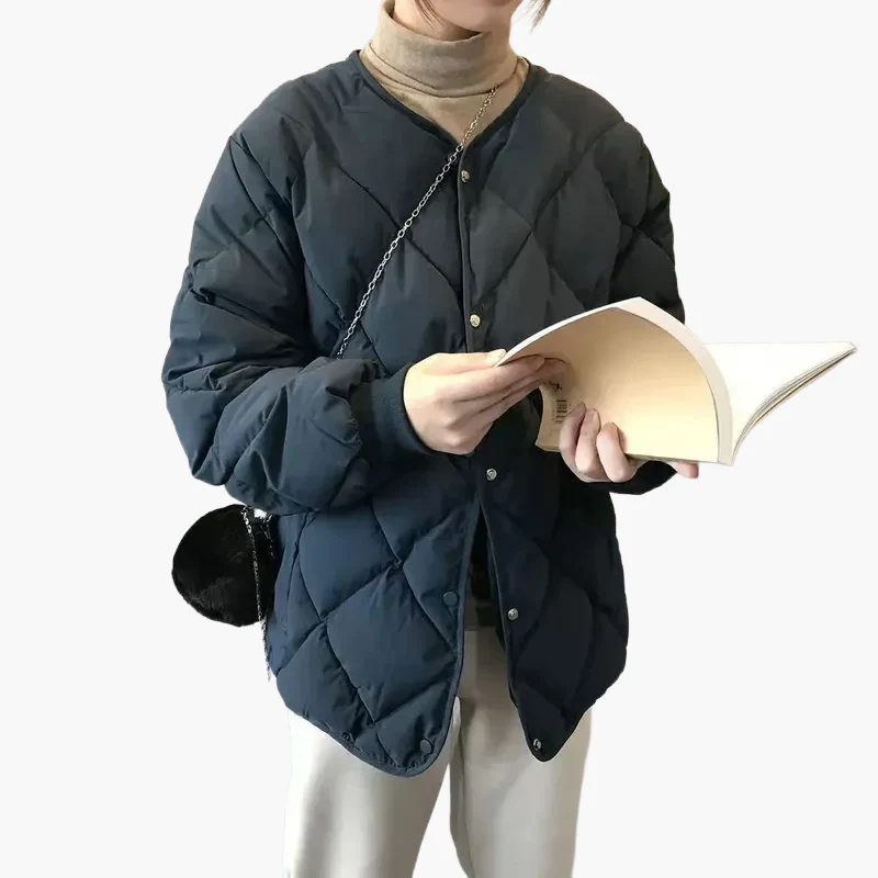 Damen Steppjacke im Oversize-Look – Modische Übergangsjacke für Alltag & Freizeit - Image 2
