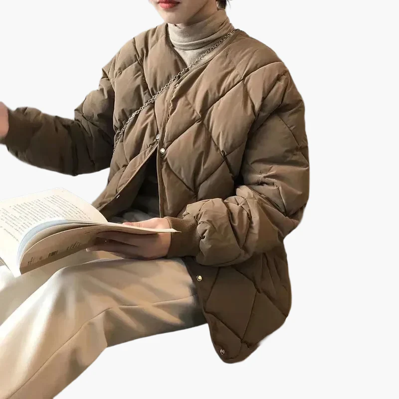 Damen Steppjacke im Oversize-Look – Modische Übergangsjacke für Alltag & Freizeit - Image 4