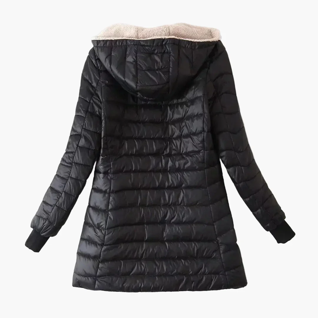 Damen Steppmantel mit Kapuze – Eleganter Wintermantel für Alltag und Freizeit - Image 6