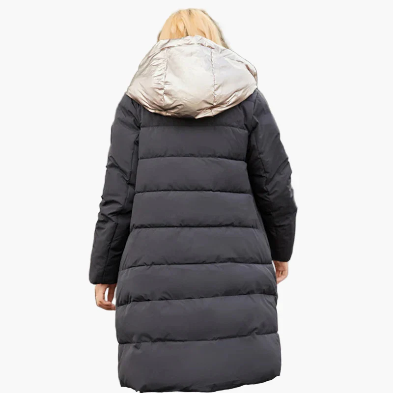 Damen Steppmantel mit modischem Oversized-Kragen – Urbaner Wintermantel für Alltag & Freizeit - Image 6