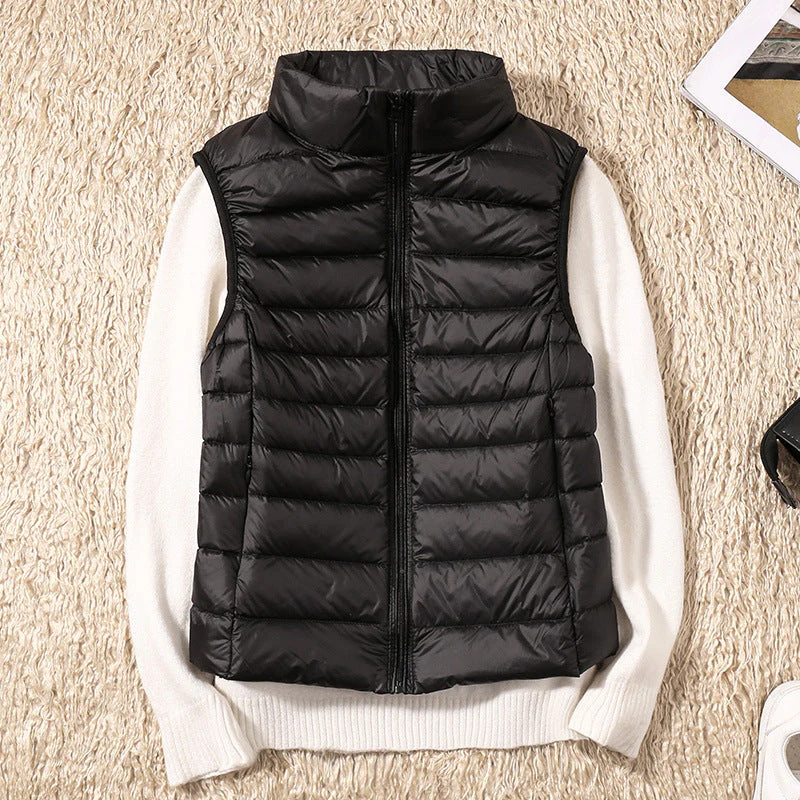 Damen Steppweste Leicht Daunenweste Modern Outdoor Alltag - Image 10