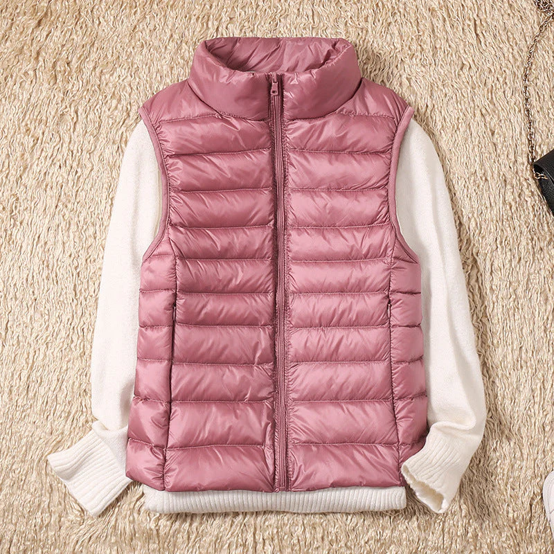 Damen Steppweste Leicht Daunenweste Modern Outdoor Alltag - Image 11