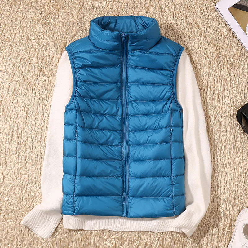 Damen Steppweste Leicht Daunenweste Modern Outdoor Alltag - Image 14