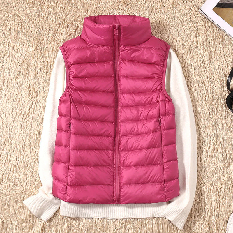 Damen Steppweste Leicht Daunenweste Modern Outdoor Alltag - Image 16