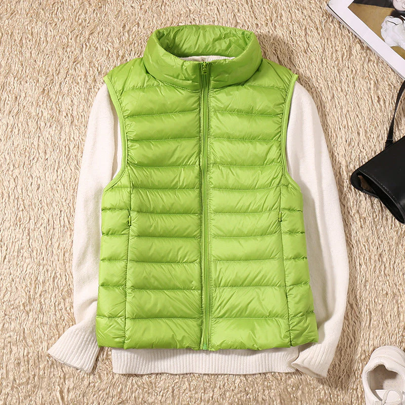 Damen Steppweste Leicht Daunenweste Modern Outdoor Alltag - Image 18
