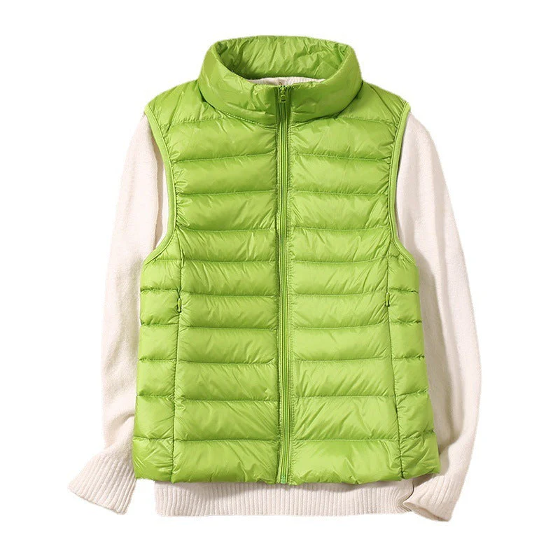 Damen Steppweste Leicht Daunenweste Modern Outdoor Alltag - Image 5