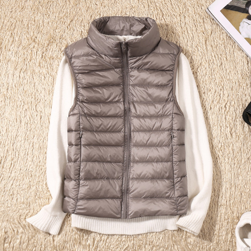 Damen Steppweste Leicht Daunenweste Modern Outdoor Alltag - Image 7