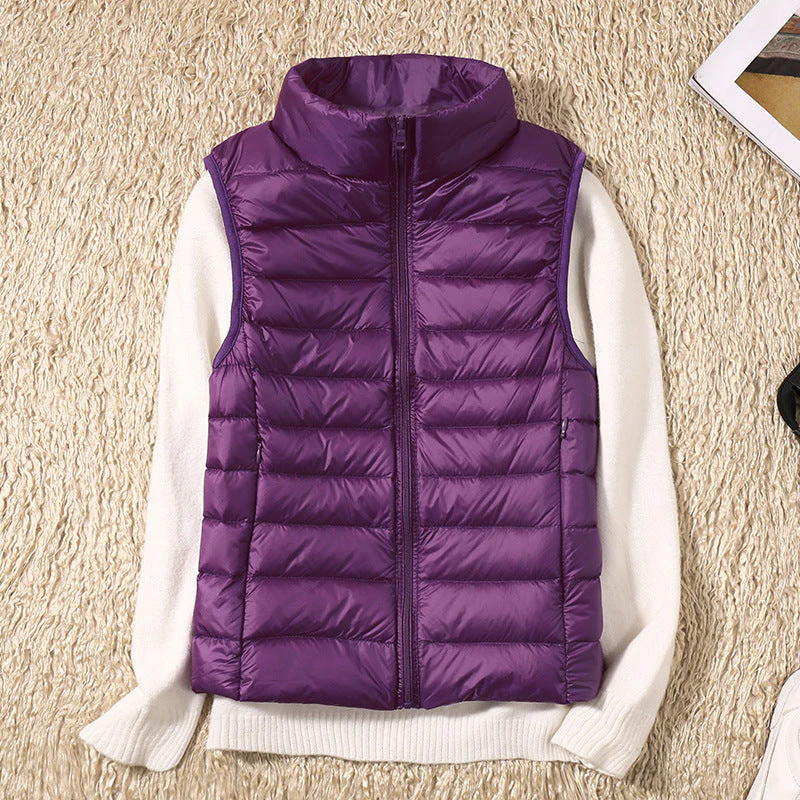 Damen Steppweste Leicht Daunenweste Modern Outdoor Alltag - Image 9