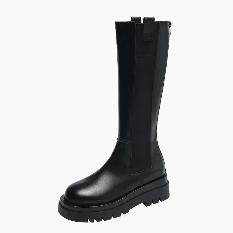Damen Stiefel mit Chunky-Sohle – Modische Chelsea Boots für Alltag und Freizeit - Image 4