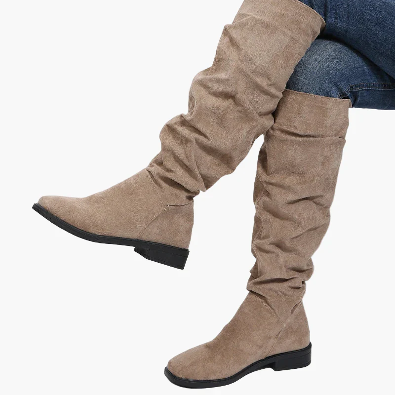 Damen Stiefel Kniehoch Bequemer Freizeitlook Modisch - Image 3